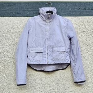 Prada y2k short light purple nylon winter jacket size IT 42 US 6